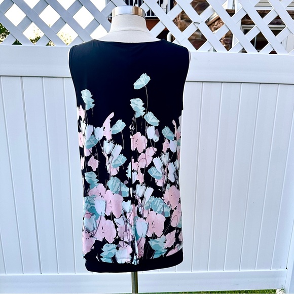 ALFANI FLORAL SLEEVELESS TOP - Picture 11 of 16